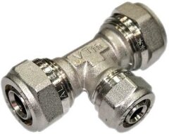 Тройник обжимной 32х20х32 VALTEC