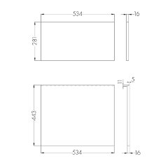 Фасад для тумбы Aquaton Лондри 60 Дуб Сантана (1A274801LH0C0)