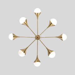 Потолочная люстра Eurosvet 60168/8 латунь