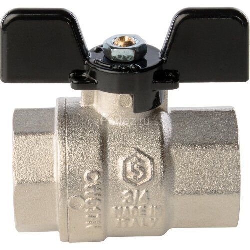 Кран шаровой полнопроходной ВР/ВР бабочка 3/4" Stout