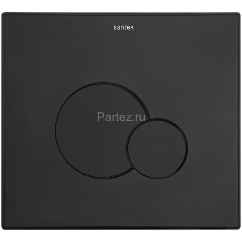 ПЭК унитаз с инсталляцией Santek Бореаль с сиденьем "Микролифт" и черной матовой клавишей смыва (1WH