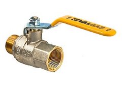 Кран шаровой газовый 3/4&quot; в-н рыч. VALTEC VALGAS