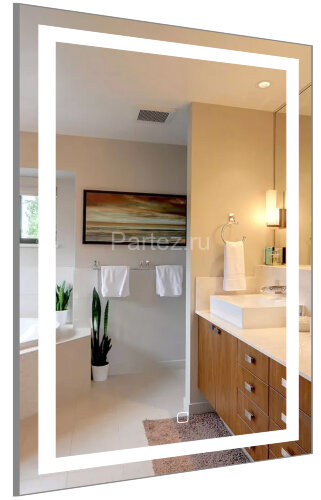 Зеркало Стиль 500х800 подсветка с сенсорным выключателем на подложке (CS00080495)