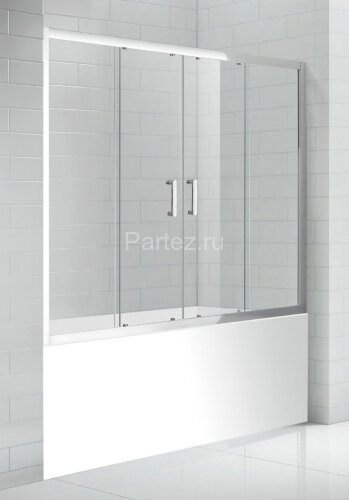 Шторка на ванну Gemy Victoria S30193D