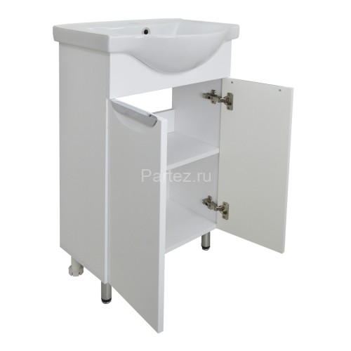 Комплект тумба Стиль- 50 500х310х870 с раковиной Basic 50 (CS00070391)