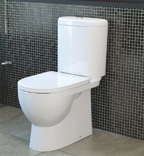 Унитаз-компакт Sanita Luxe Art напольный, с сиденьем микролифт (ARTSLCC01040622)