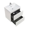 Тумба под раковину Roca Ona 600 подвесная, 2 ящика, белый матовый (A857613509)