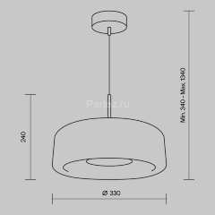 Подвесной светильник Maytoni MOD127PL-L6AM