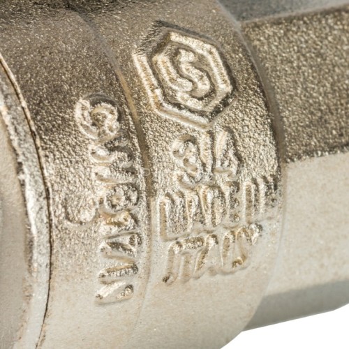 Кран шаровой полнопроходной ВР/НР бабочка 3/4" Stout