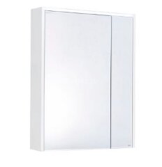 Зеркало-шкаф Roca Ronda, 60*14,5*78 см, с доводчиком, с розеткой, бетон/белый глянец (ZRU9303007)
