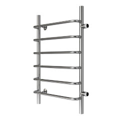 Полотенцесушитель водяной AZARIO MODENA 500/800 6 секций, боковое подключение, 1&quot;, хром (AZ08558)