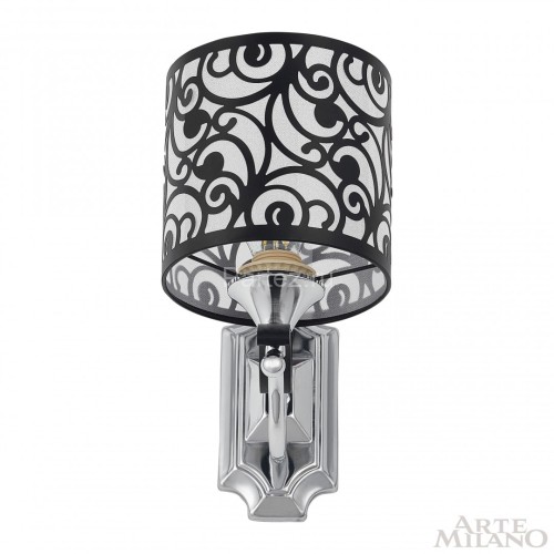 Бра Arte Milano 304957/1W Bk/Ni