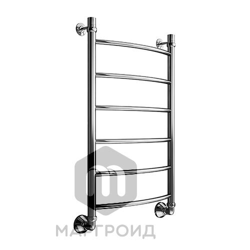 Полотенцесушитель водяной Маргроид Лесенка "Вид 4" без полки 80х50 (комплект), хром