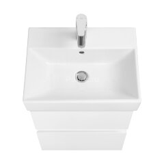 Тумба под раковину Roca Oleta 60 подвесная, 2 ящика, белый матовый (A857638501)