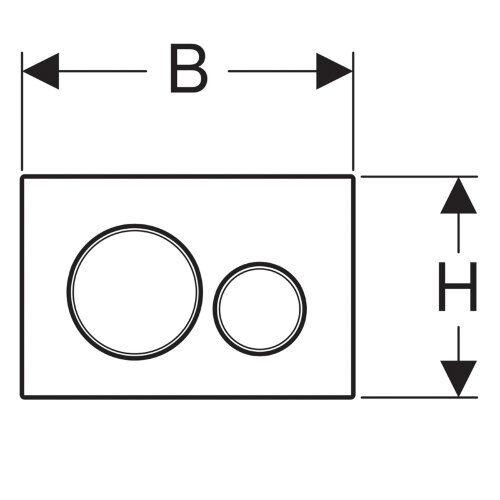 Кнопка смыва Geberit Sigma20 двойной смыв, белый/позолота (115.882.KK.1)