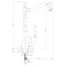 Смеситель Rossinka Z35-20U для кухни