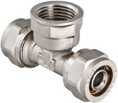 Тройник обжимной с внутренней резьбой 26х3/4&quot;х26 VALTEC