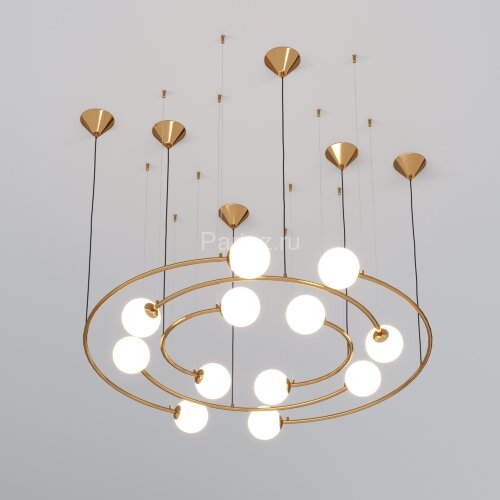 Подвесная люстра Bogate's 359/12 латунь