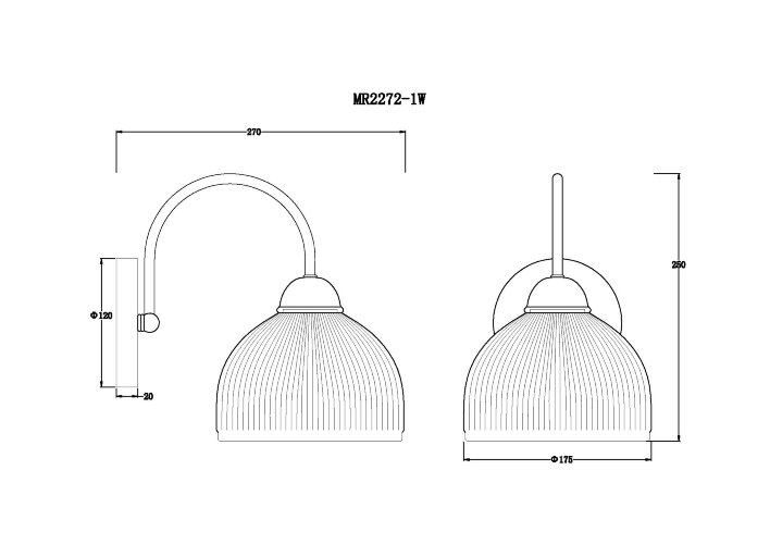 Бра MyFar MR2272-1W