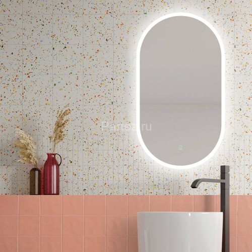 Зеркало AZARIO Aria 600х900 с подсветкой, сенсорный выключатель с функцией диммера (AZ-Z-010CS)