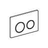 Кнопка смыва Geberit Geberit Omega 20, двойной смыв, хром матовый (115.085.KH.1)