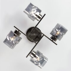 Потолочная люстра Eurosvet 30165/4 черный жемчуг