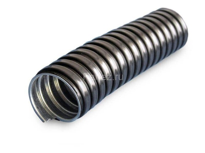 Металлорукав в ПВХ изоляции Р3-ЦПнг 32 d32мм без протяжки черн. (уп.25 м) ГОФРОМАТИК/ЗЭТАРУС zeta442