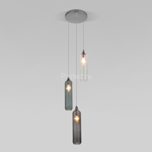 Подвесной светильник Eurosvet 50252/3 хром