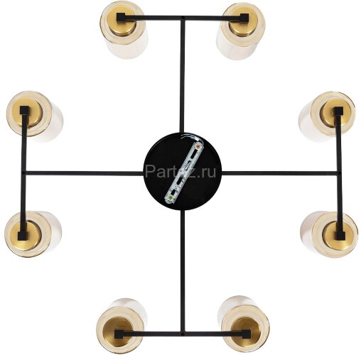 Потолочная люстра Arte Lamp A7027PL-8BK