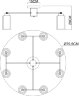 Потолочная люстра Arte Lamp A7027PL-8BK