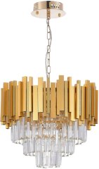 Подвесная люстра Natali Kovaltseva BELLEZZA 81427/5C GOLD