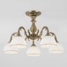 Потолочная люстра Eurosvet 60106/5 античная бронза