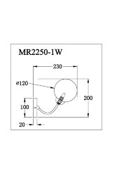 Бра MyFar MR2250-1W