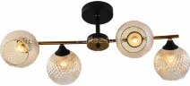 Потолочная люстра Reluce 11341-0.3-04 GOLD BRONZE+BK