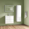 Комплект тумба Azario Velluto 80 800х450х660 подвесная, с раковиной Slim 80, белый матовый (CS000886