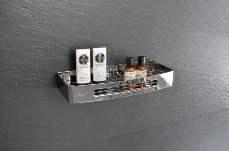 Полка прямоугольная Fixsen Hotel одноэтажная, хром (FX-31003B)