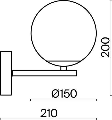Бра Freya FR5230WL-01BS