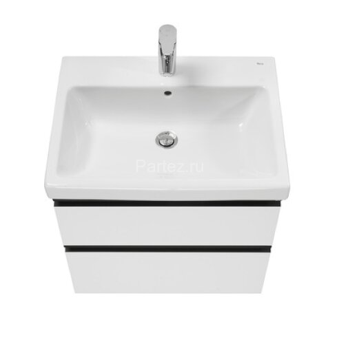 Тумба под раковину Roca Domi 60 см, подвесная, белый глянцевый (7.8575.3.280.6)