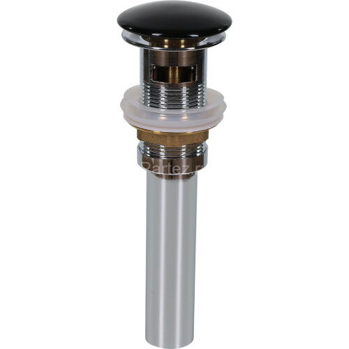 Донный клапан с переливом (черный) T201B