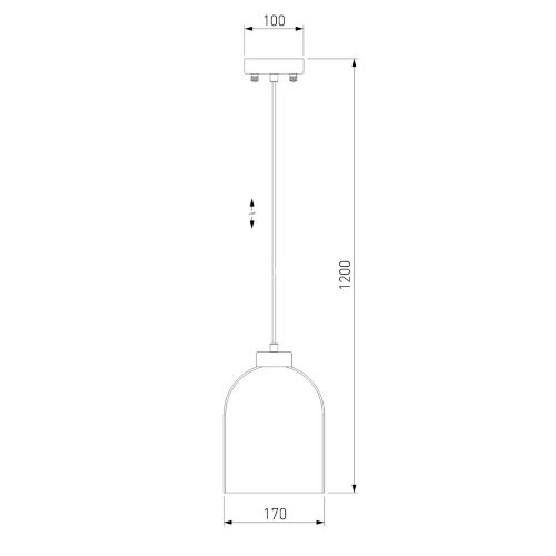 Подвесной светильник Eurosvet 50119/1 никель