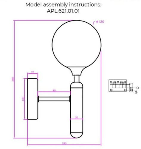 Бра Aployt APL.621.01.01