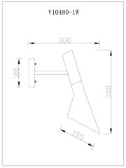 Бра Moderli V10480-1W