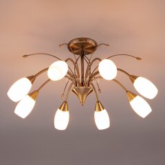 Потолочная люстра Eurosvet 30280/8 античная бронза
