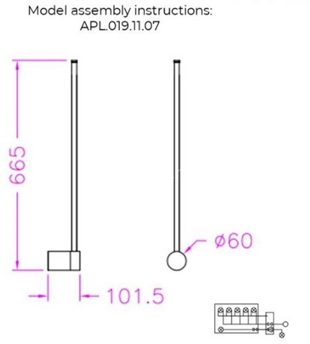 Бра Aployt APL.019.11.07