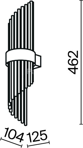 Бра Maytoni MOD174WL-02G