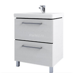 Тумба под раковину AQUATON РОНДА 60 напольный, дуб светлый (1A205001RSC20)