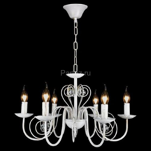 Подвесная люстра Eurosvet 60018/6 белый с золотом