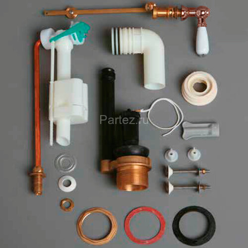 Сливная арматура Simas Lante с боковой ручкой, бронза (D24cr)