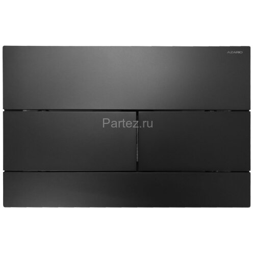Кнопка смыва AZARIO NEW двойная, пластик, черный матовый (AZ-013.04)