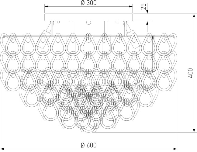 Потолочная люстра Bogate's 380/8